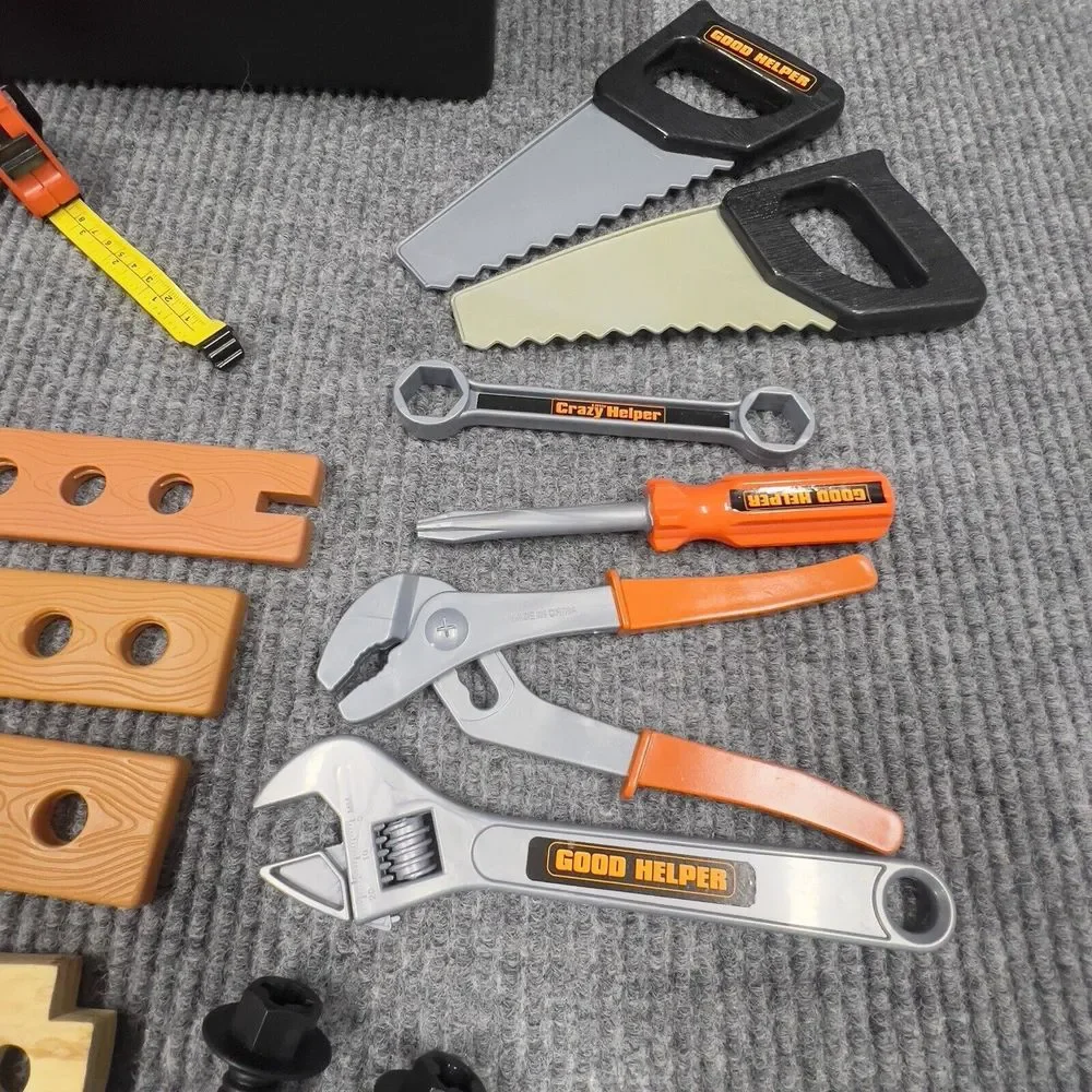 Lot of 29 Black & Decker Good/Crazy Helper Mixed‎ Tools/Box Pretend Kids Play